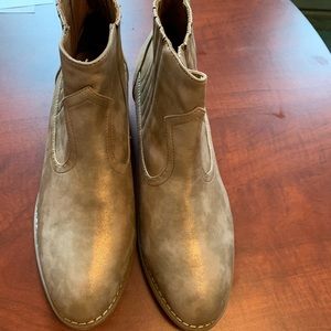 Gold Ankle Boots